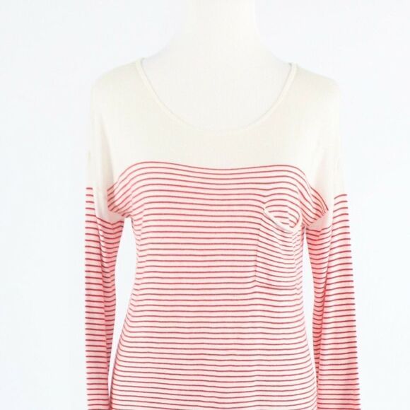 Ivory red GAP scoop neck sweater M - Picture 2 of 8